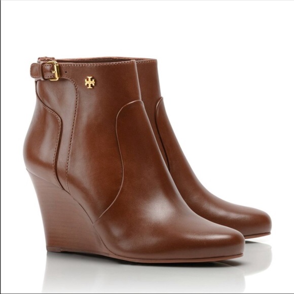 tory burch wedge booties